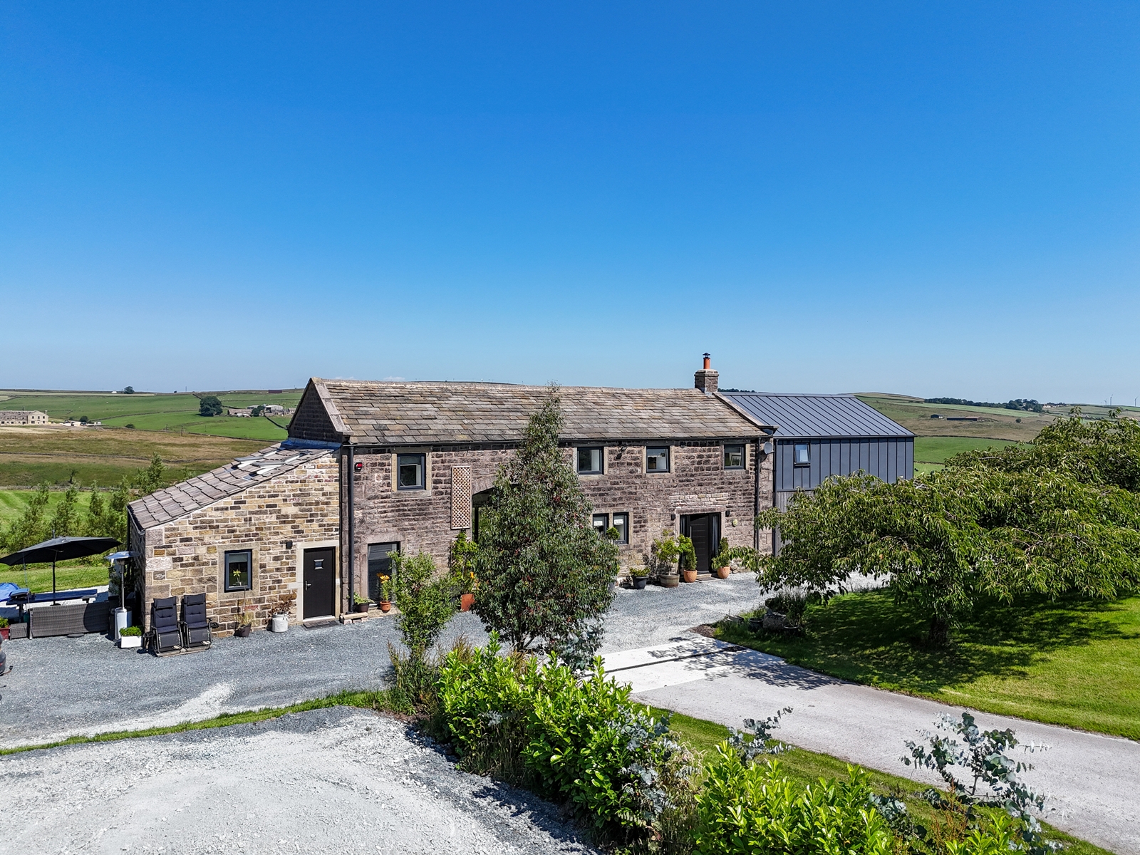 RURAL BARN CONVERSION WITH LAND FOR SALE BETWEEN SKIPTON AND KEIGHLEY