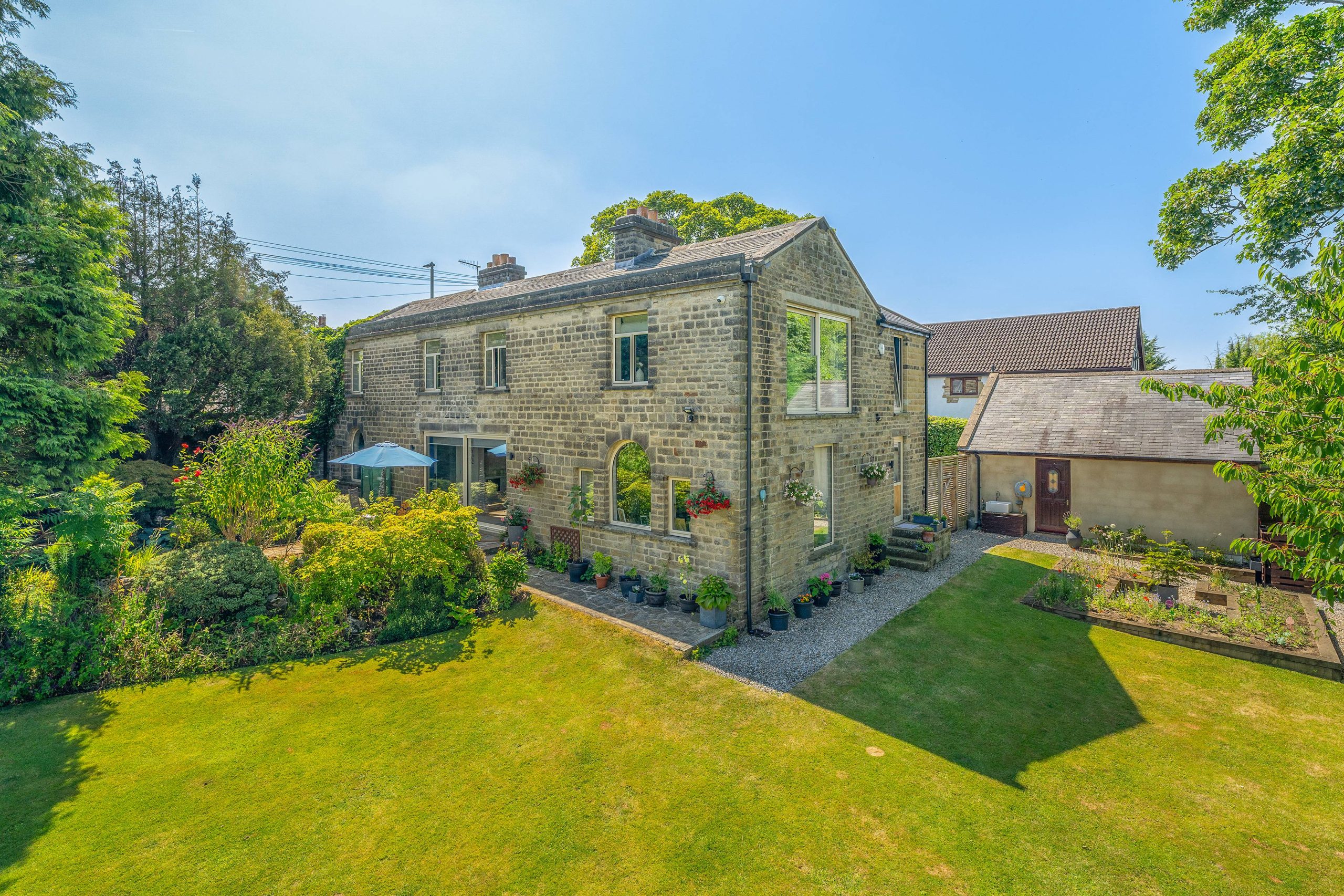 Period Ilkley home with private river access for sale